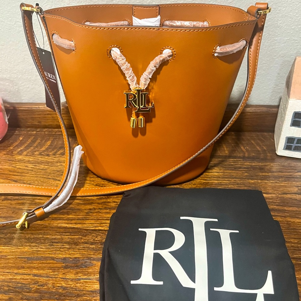 NWT Ralph Lauren bucket purse